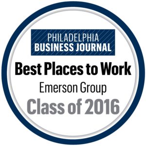 2016 Best Places to Work Emerson Group logo PBJ
