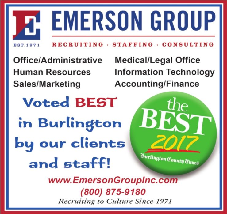 EMERSON GROUP NAMED "THE BEST" FOR STAFFING AGENCY/EMPLOYMENT SERVICES