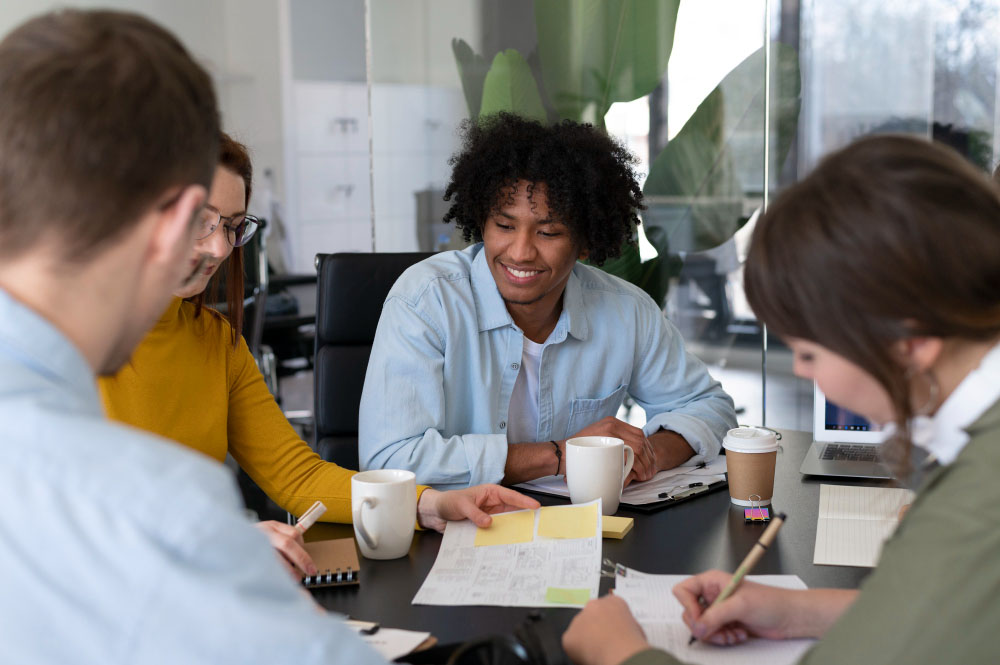 Temporary employees of Emerson Group enjoy